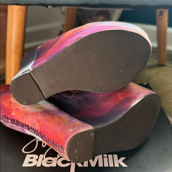 Jeffrey Campbell x Blackmilk Cosmic Damsel Platform Boots - Picture 12 of 12